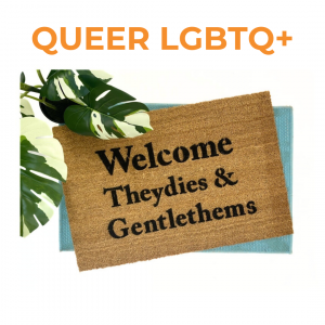 QUEER LGBTQ doormats