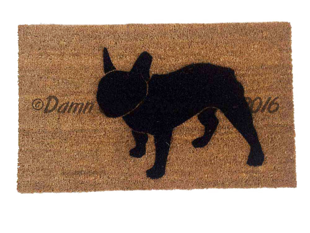 French Bulldog Dog Best Dad Ever Retro Doormat Personalized Doormat Rug Housewarming Gift Family Welcome Mat Custom Funny Birthday New Year