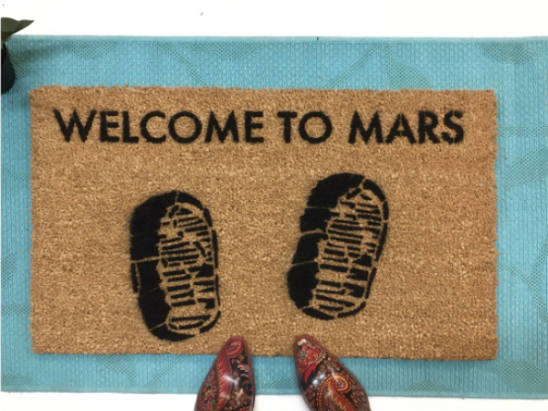 Welcome to Mars space X doormat