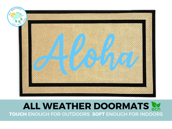 Aloha Hawaiian Welcome | all weather | Damn Good Doormats