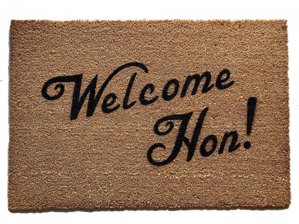 Welcome Hon Baltimore maryland coir door mat