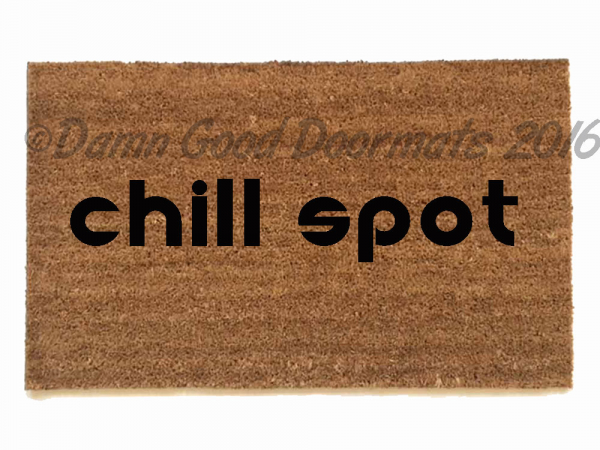 chill spot™ weed pot marijuana doormat