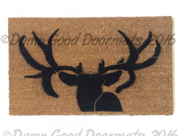 Duck Dynasty deer head doormat