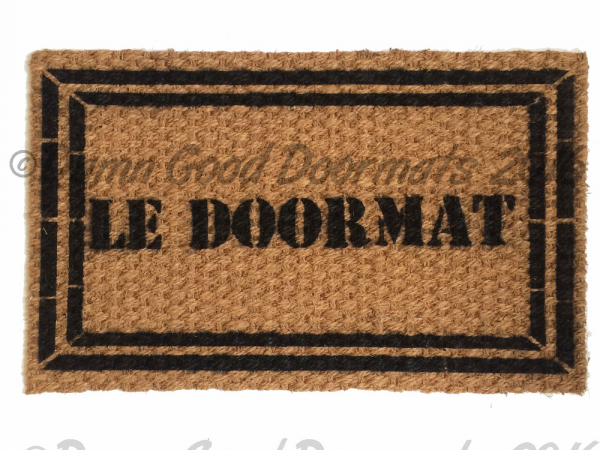 le doormat french generic with border