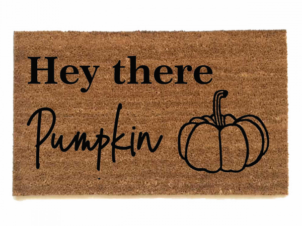 Hey there Pumpkin coir outdoor Doormat