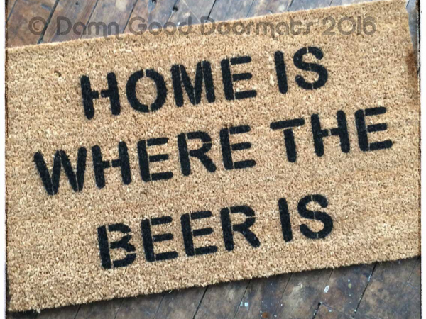 Home is where the BEER is doormat