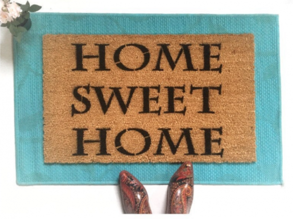 Home sweet home cute doormat