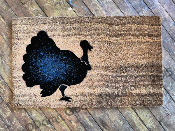 Thanksgiving Turkey holiday doormat