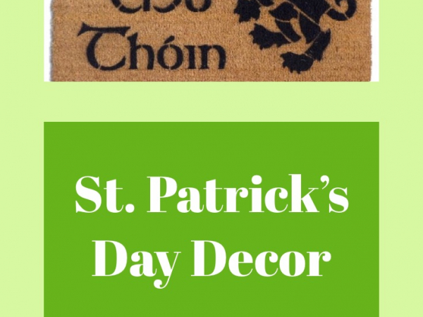 Irish St Patricks day decor