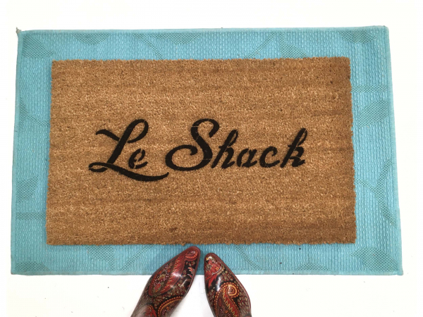 Le Shack™ funny French doormat