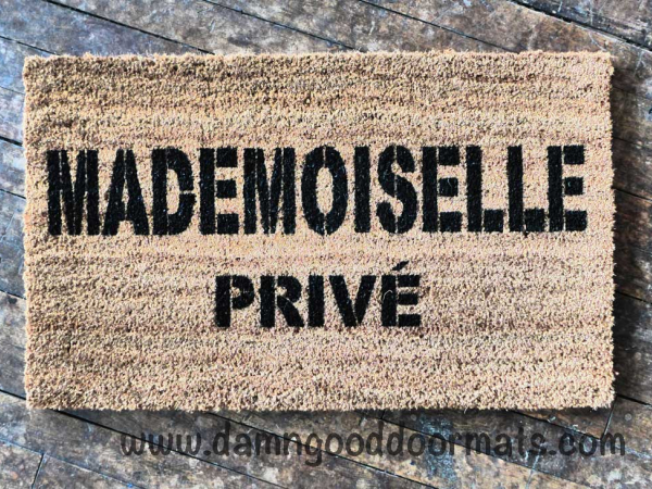 Chanel Mademoiselle PRIVÉ doormat