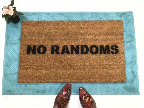 no randoms™ doormat