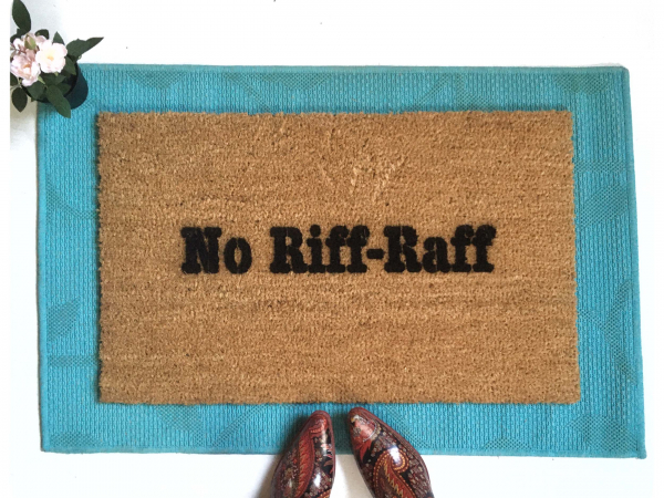 no riff raff fawlty towers doormat