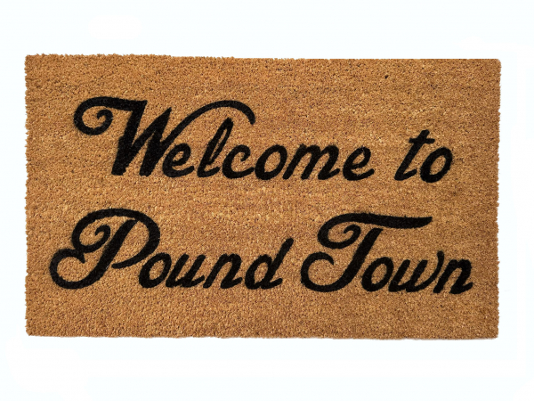 Welcome to Pound Town sex time funny rescue dog rude outdoor mature