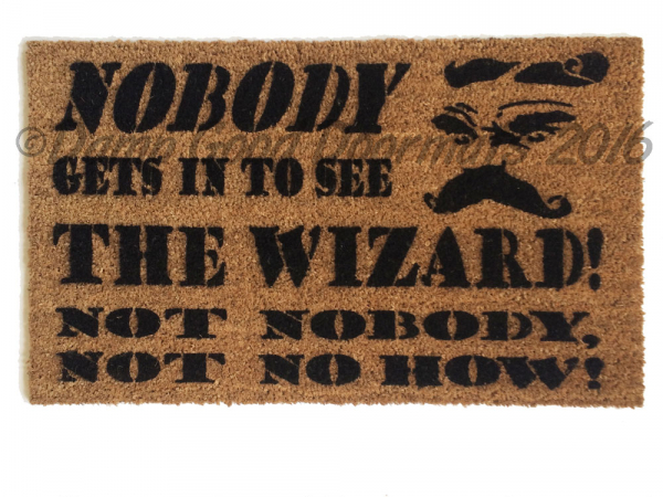 here's no place like home- Wizard of OZ doormat