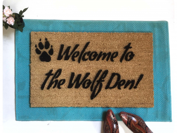 Welcome to the Wolf Den! doormat