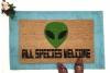 Alien All species Halloween Welcome doormat