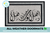 all weather Ahlan Wa Sahlan Arabic Welcome indoor outdoor doormat