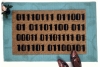Computer language Binary Welcome nerd doormat