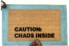 caution chaos inside kids family funny gift hoarders