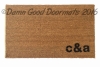 Custom initials doormat