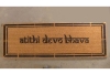Hindu atithi devo bhava Guests are God Welcome in Hindi doormat