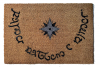 Elvish JRR Tolkien Quote "Speak Friend and enter" doormat