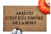 coir outdoor doormat in french for stop this is the empire of the dead
