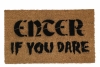 Enter- if you DARE spooky Halloween doormat