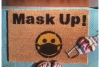 Mask up! wear a mask FUnny Covid 19 doormat