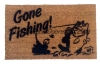 Gone Fishing Lake Beach house retirement gift doormat