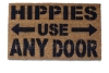 hippies use any door funny doormat