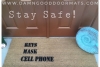 `KEYS MASK CELL PHONE™ doormat stay safe covid 19