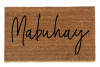 mabuhay filipino welcome mat coir sustainable doormat
