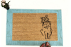 cat pet portrait drawing damn good doormats