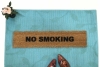 NO SMOKING doormat
