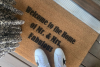 Welcome to the Home of Mr. & Mrs. FABULOUS custom doormat