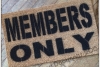 Members Only 80's doormat