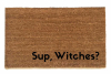 sup witches halloween coir outside doormat