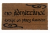 LOTR Tolkien  -Speak, Friend, and Enter- doormat