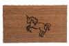 unicorn fairy tale medieval cute sweet doormat