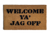 Welcome ya Jag off™ Pittsburgh outdoor coir damn good doormat