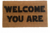 Star Wars Yoda Welcome you are funny coir outdoor doormat