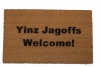 Yinz Jag offs welcome Pittsburgh outdoor coir damn good doormat