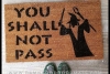 JRR Tolkien You shall not pass! Gandalf nerd doormat