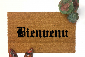 coir Olde Bienvenue French Doormat