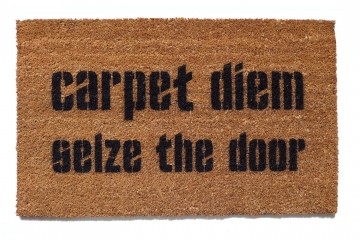 carpet diem, seize the door™  doormat