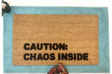 caution chaos inside kids family funny gift hoarders