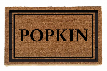Custom Personalized last name doormat