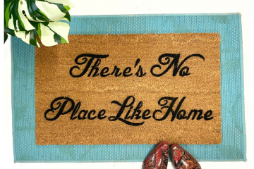 There's no place like home- Wizard of OZ doormat